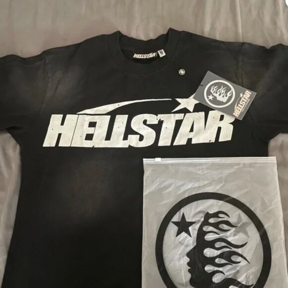 Black Hellstar Classic T-shirt | New With Receipts | Large - Picture 1 of 4